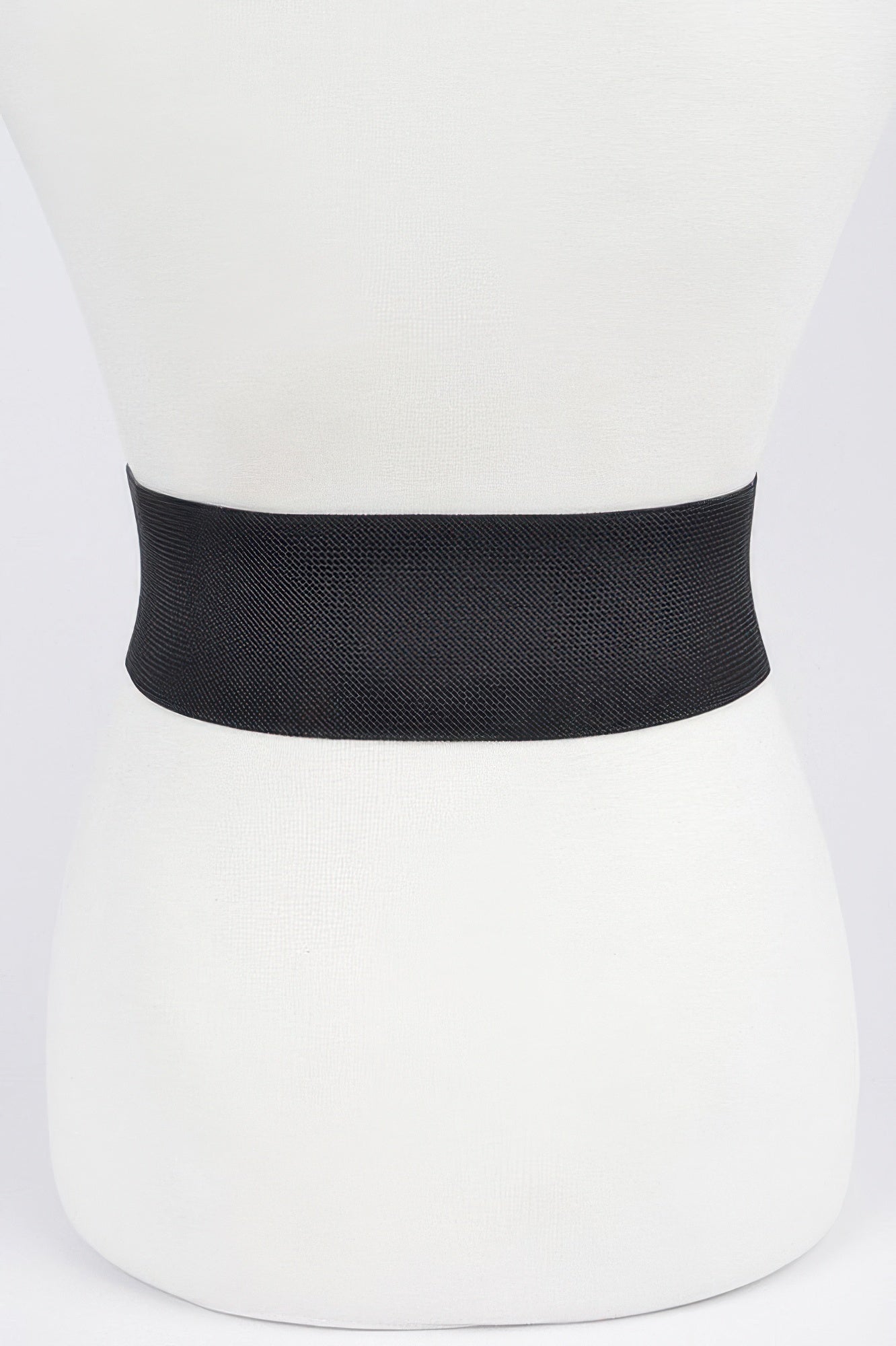 Faux Leather Plus Size Elastic Belt