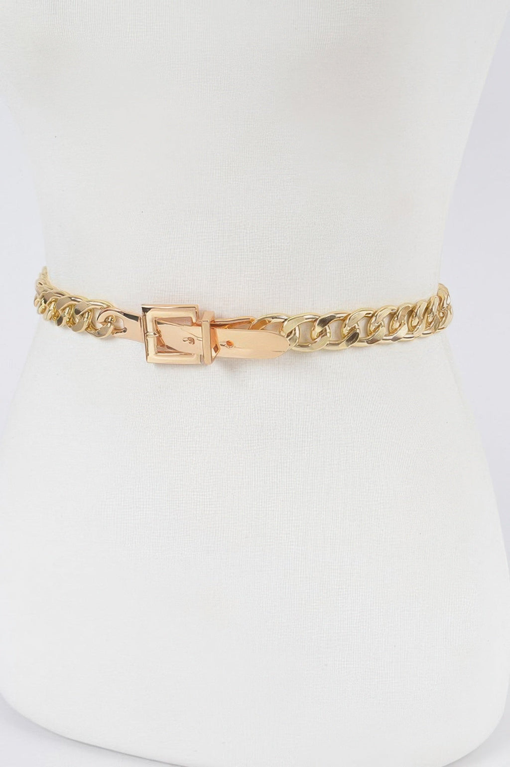 Monotone Plus Size Chain Belt