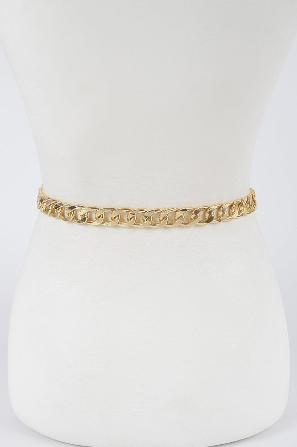 Monotone Plus Size Chain Belt