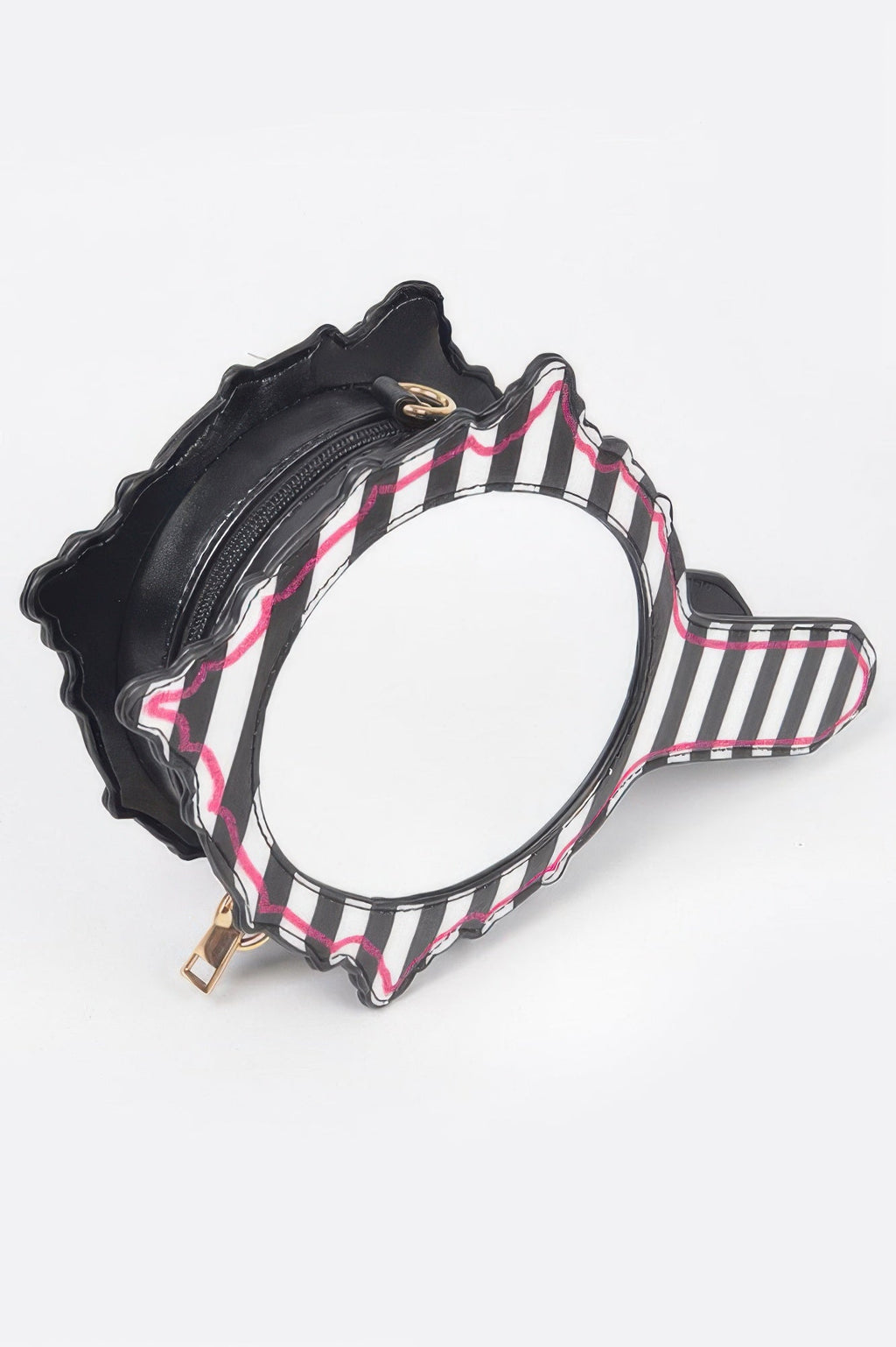 Lips Hair Brush Clutch