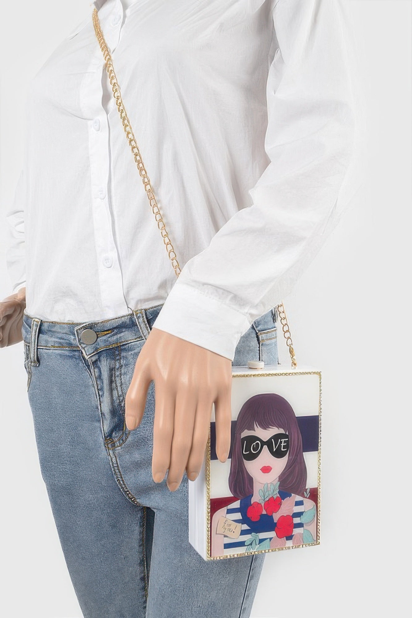 Acrylic Box Clutch