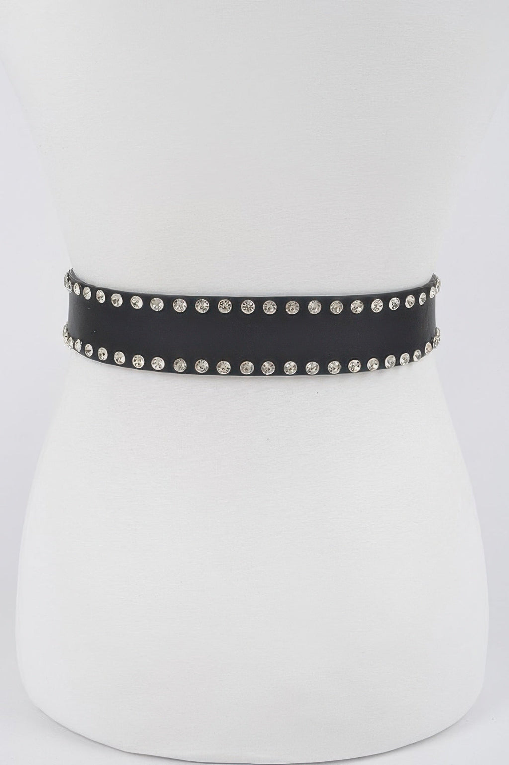 Rhinestone Trimmed Multi Metal Belt