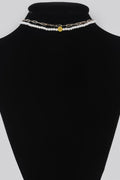 Multi Smiley Face Choker Necklace