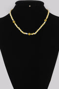 Beaded Smiley Face Charm Necklace