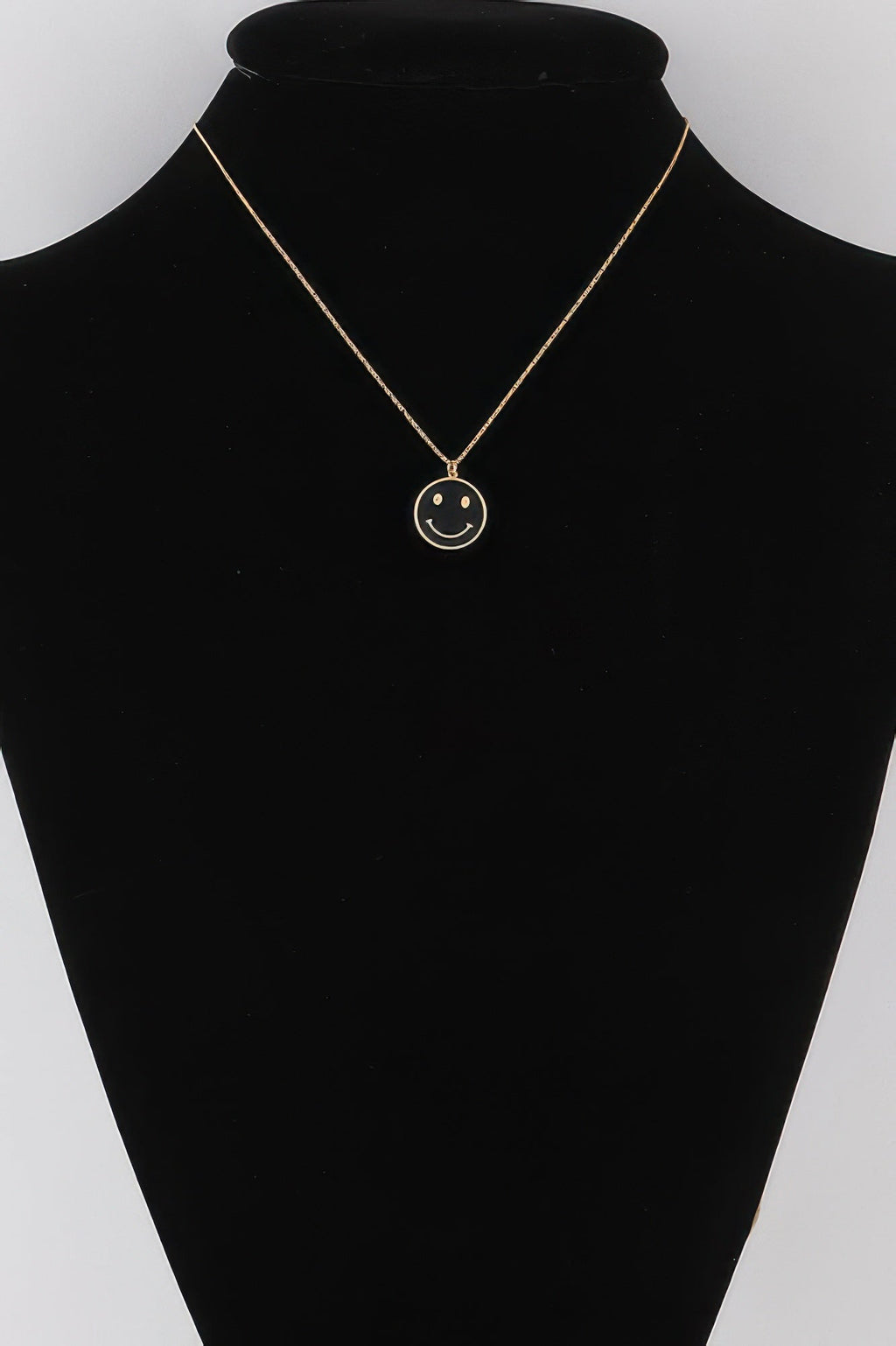 Smiley Face Pendant Necklace