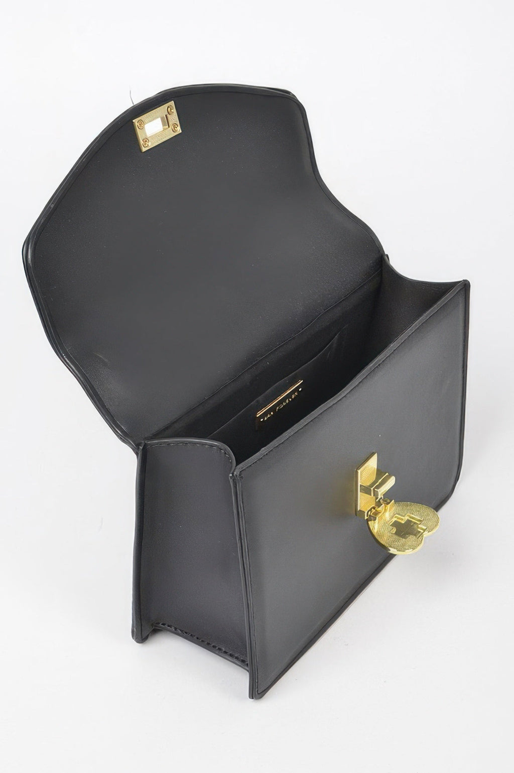 Heart Metal Top Handle Clutch