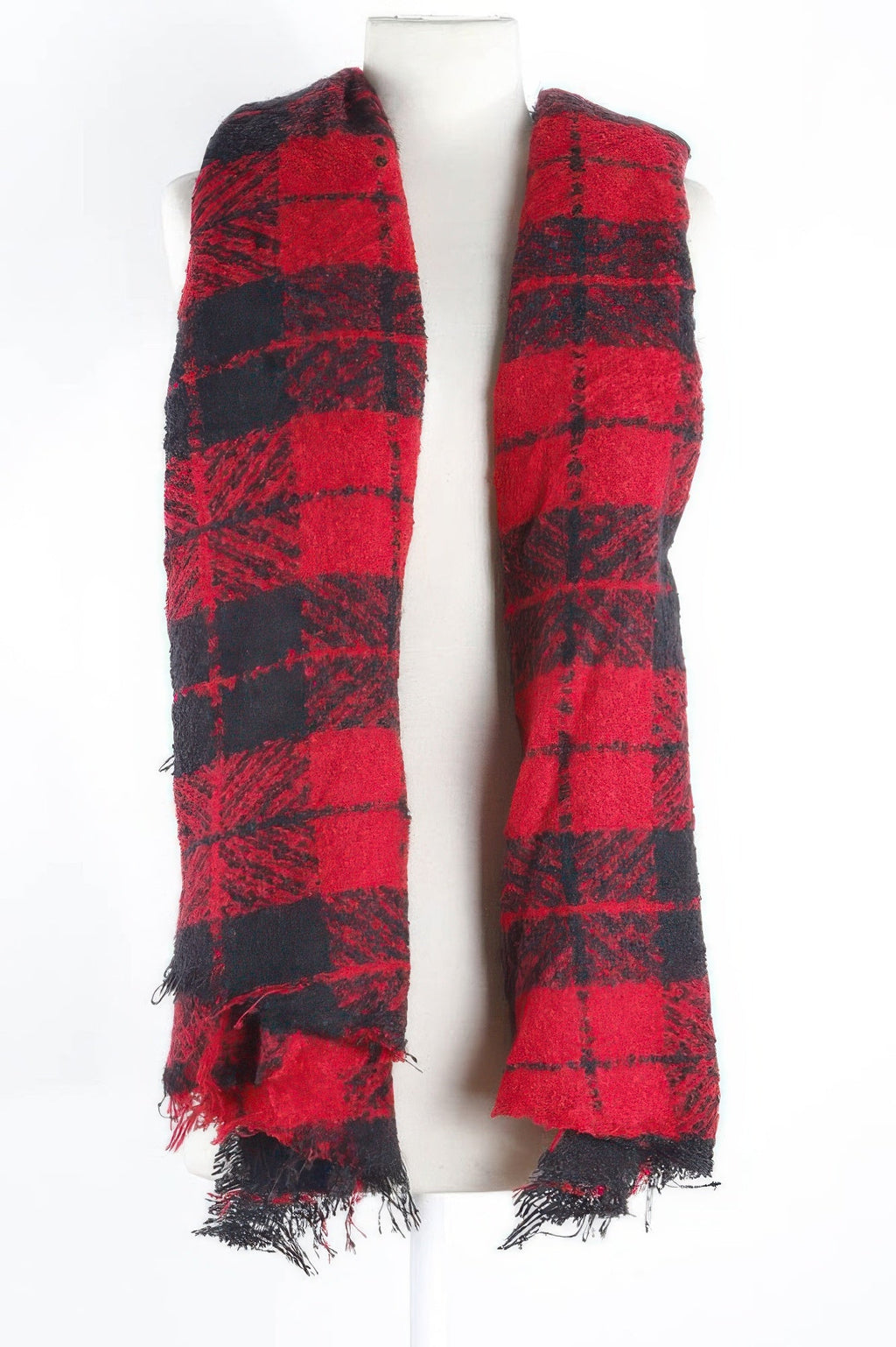 Classic Plaid Winter Scarf