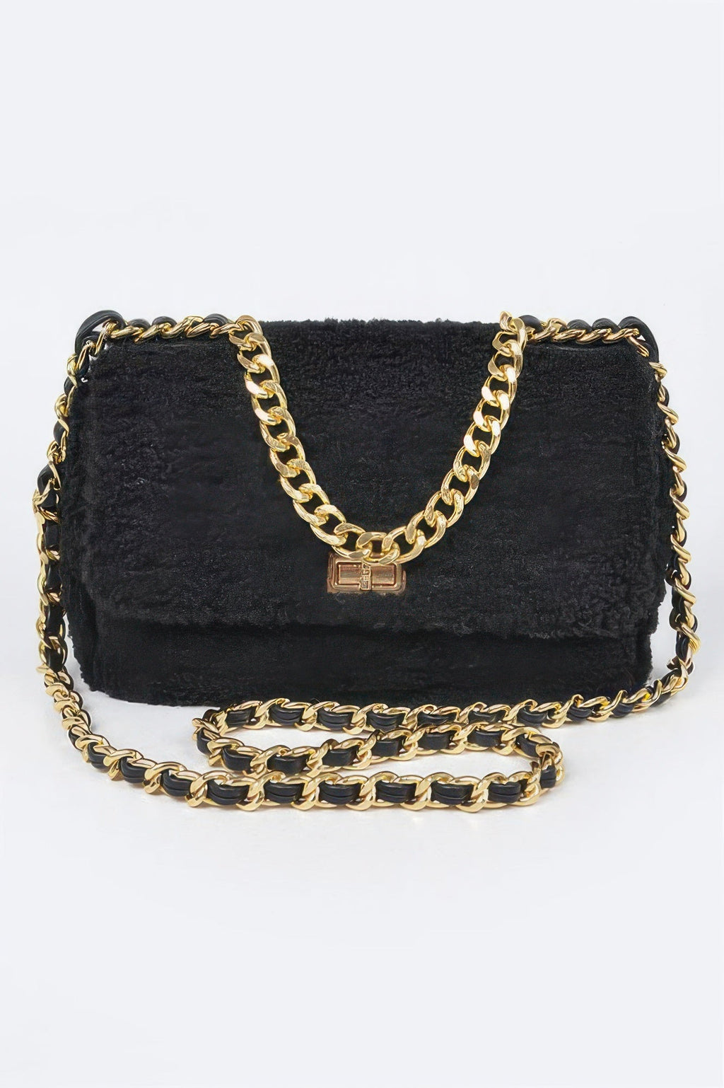 Faux Fur Shoulder Bag