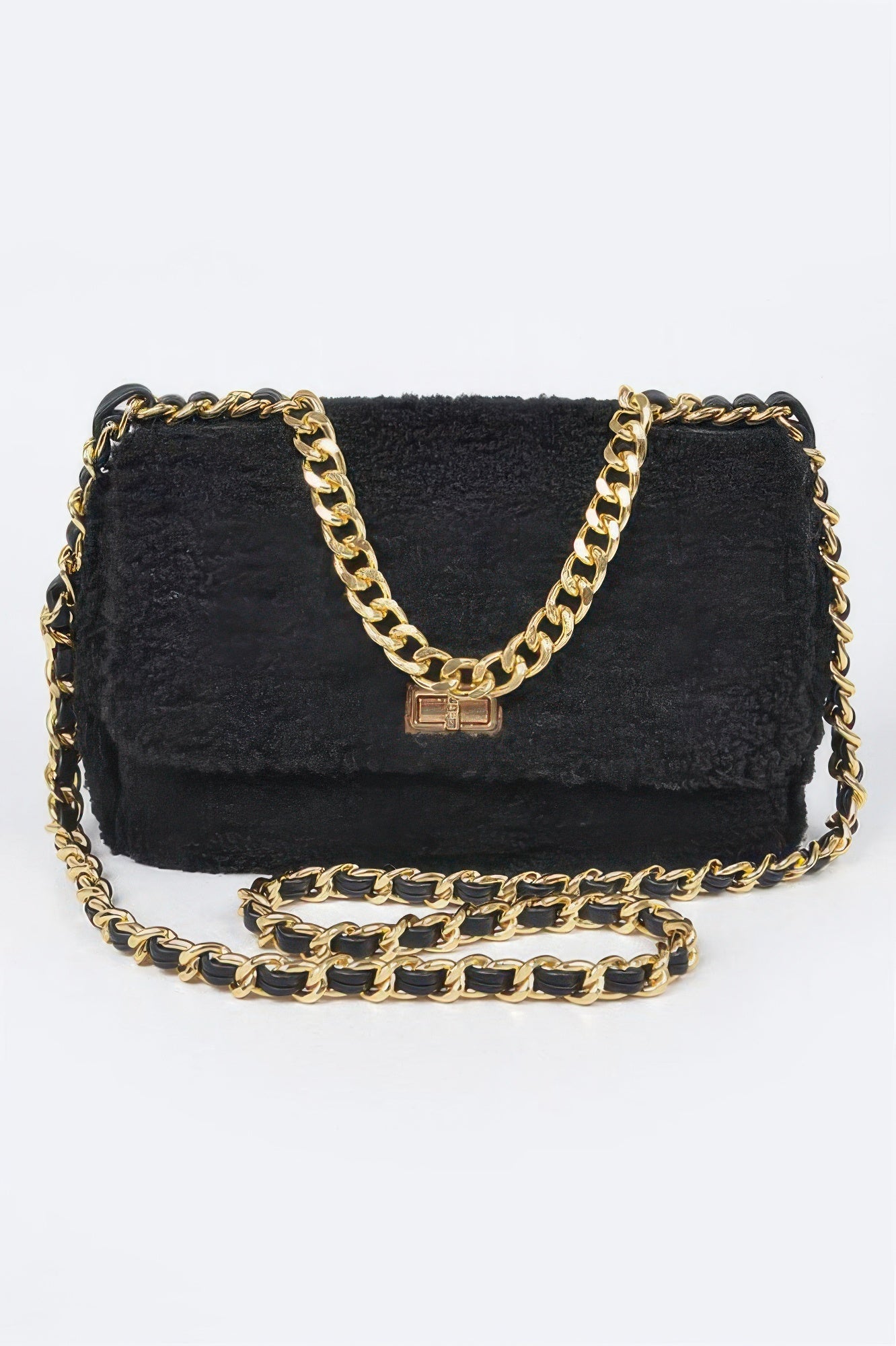 Faux Fur Shoulder Bag