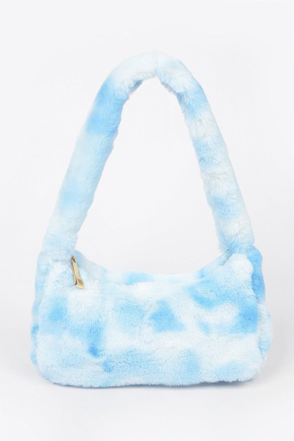 Tie Dye Fur Shoulder Bag