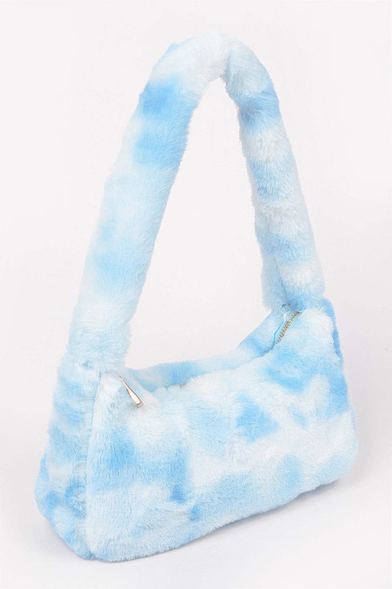 Tie Dye Fur Shoulder Bag