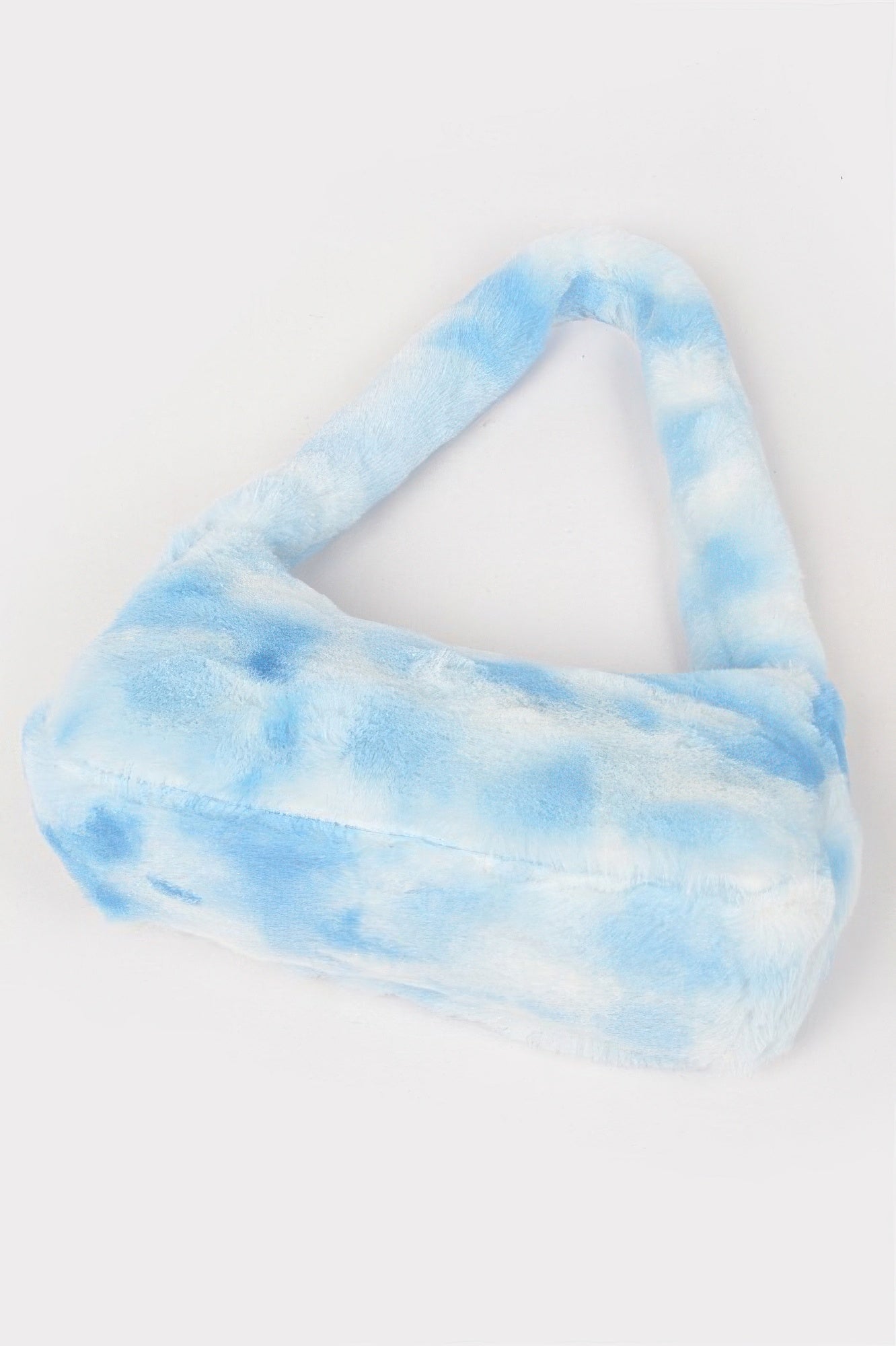Tie Dye Fur Shoulder Bag
