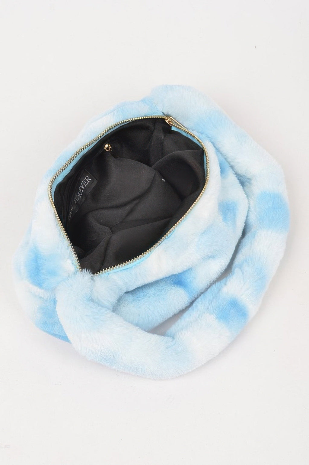 Tie Dye Fur Shoulder Bag
