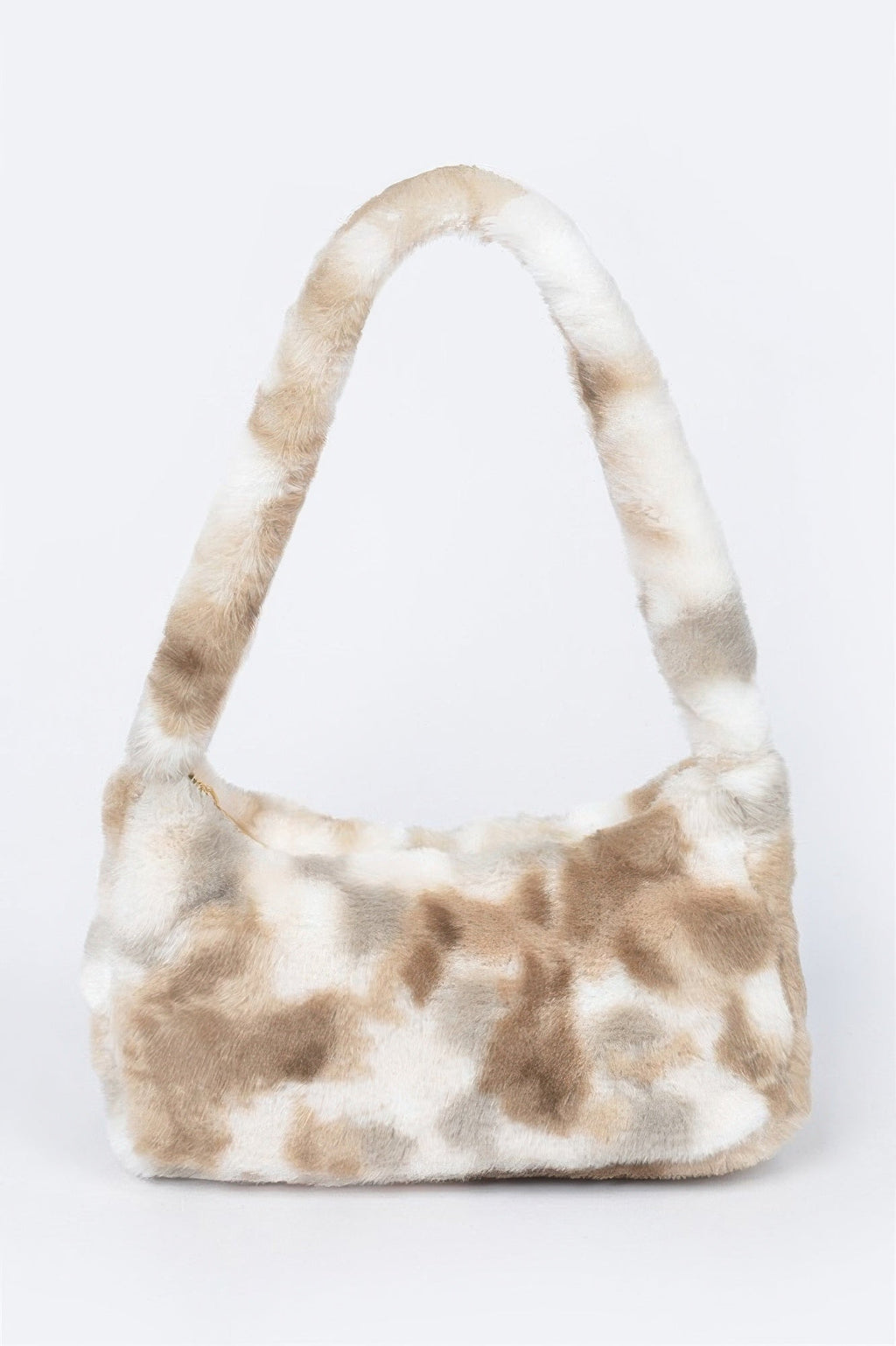 Tie Dye Fur Shoulder Bag