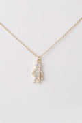 Jeweled Shopper Pendant Necklace