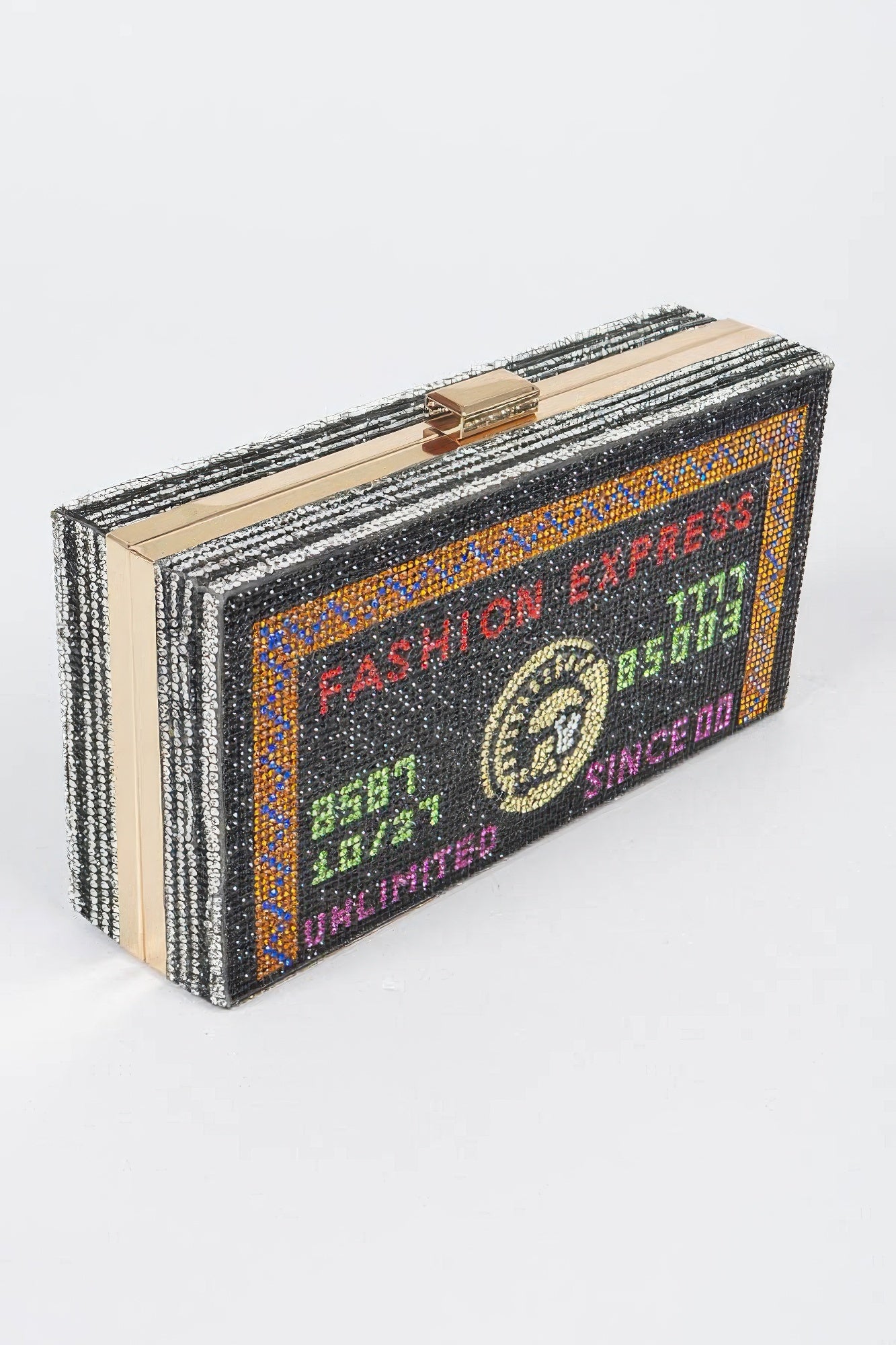 Rhinestone Credit Card Clutch