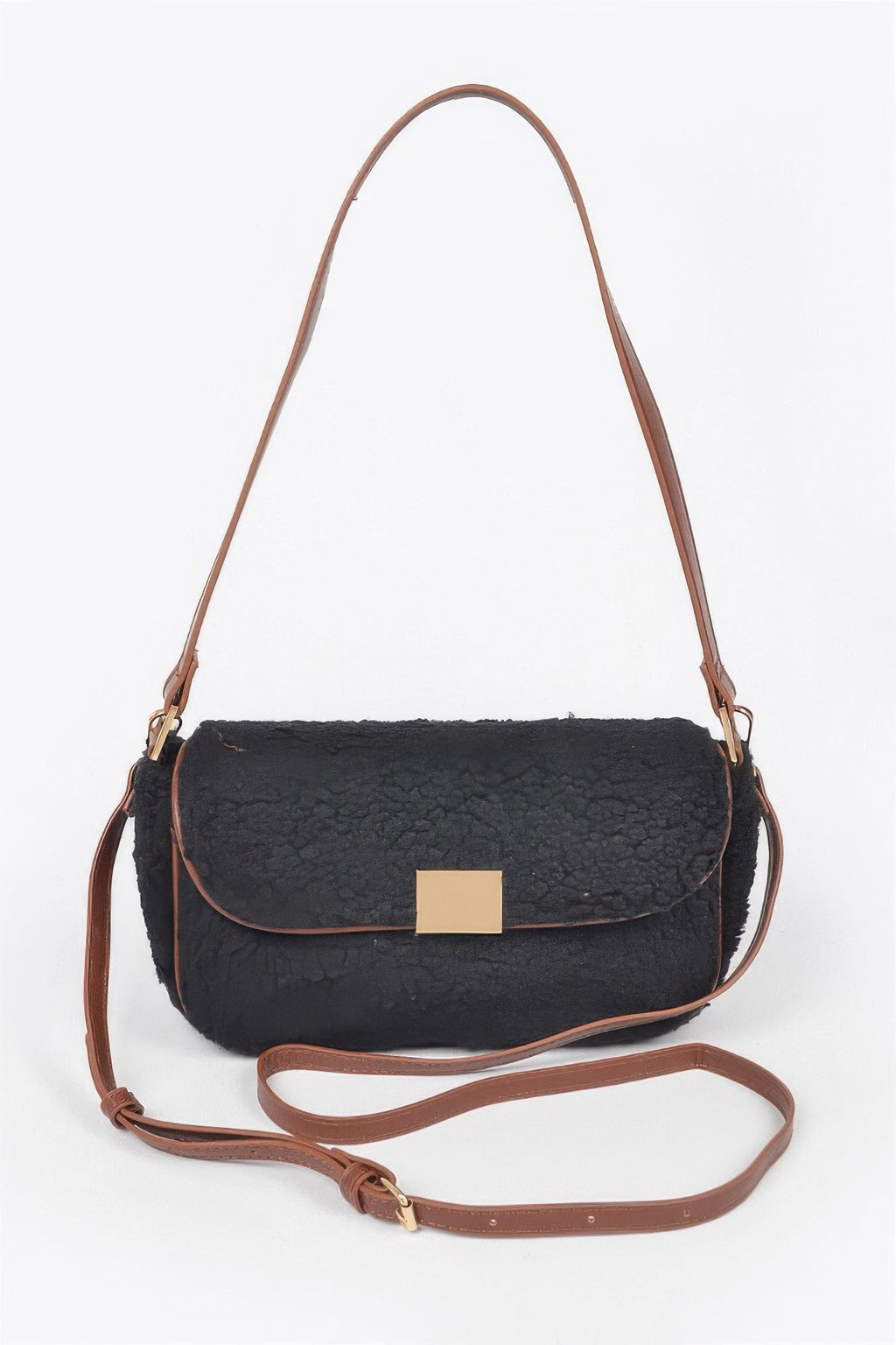 Faux Fur Shoulder Bag