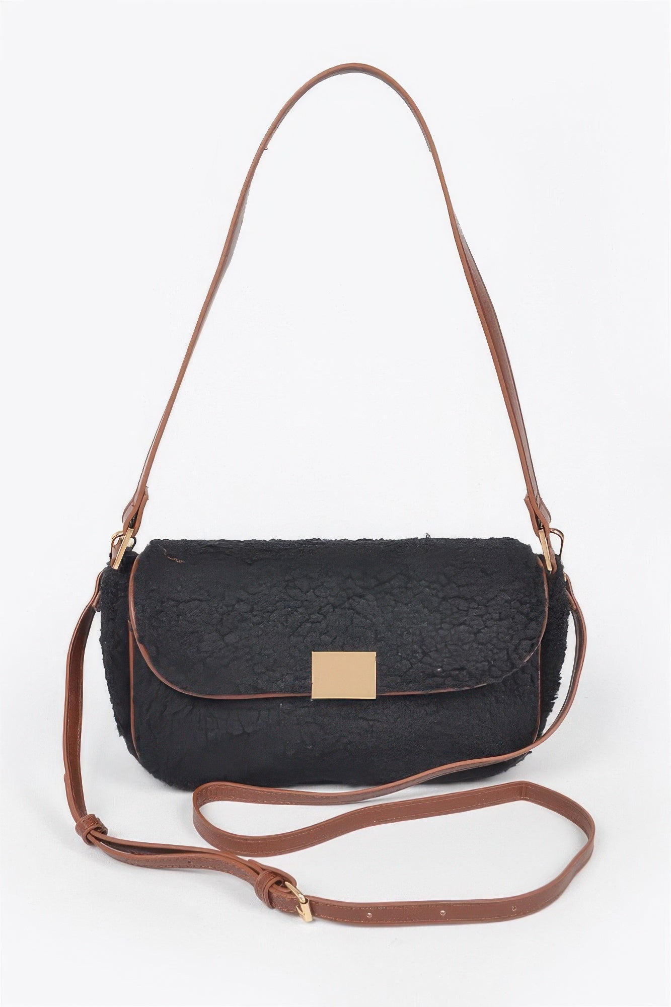 Faux Fur Shoulder Bag