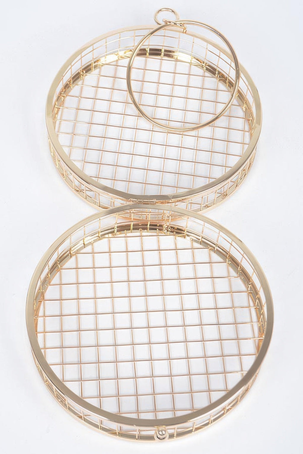 Metal Wire Round Clutch