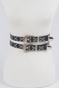 Studded Two In One Waist Belt