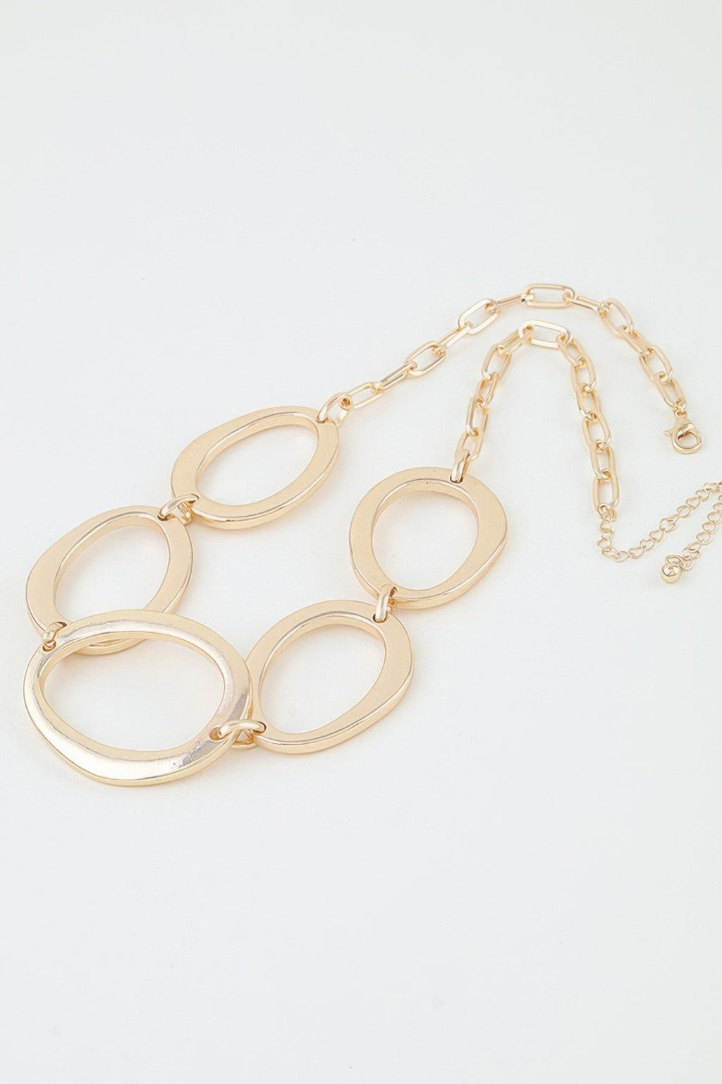 Polished Statement Chain Necklace