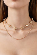 Double Polished Space Chain Necklace