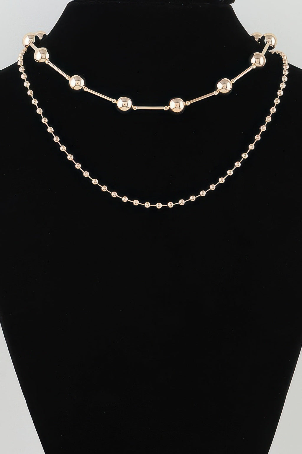 Double Polished Space Chain Necklace