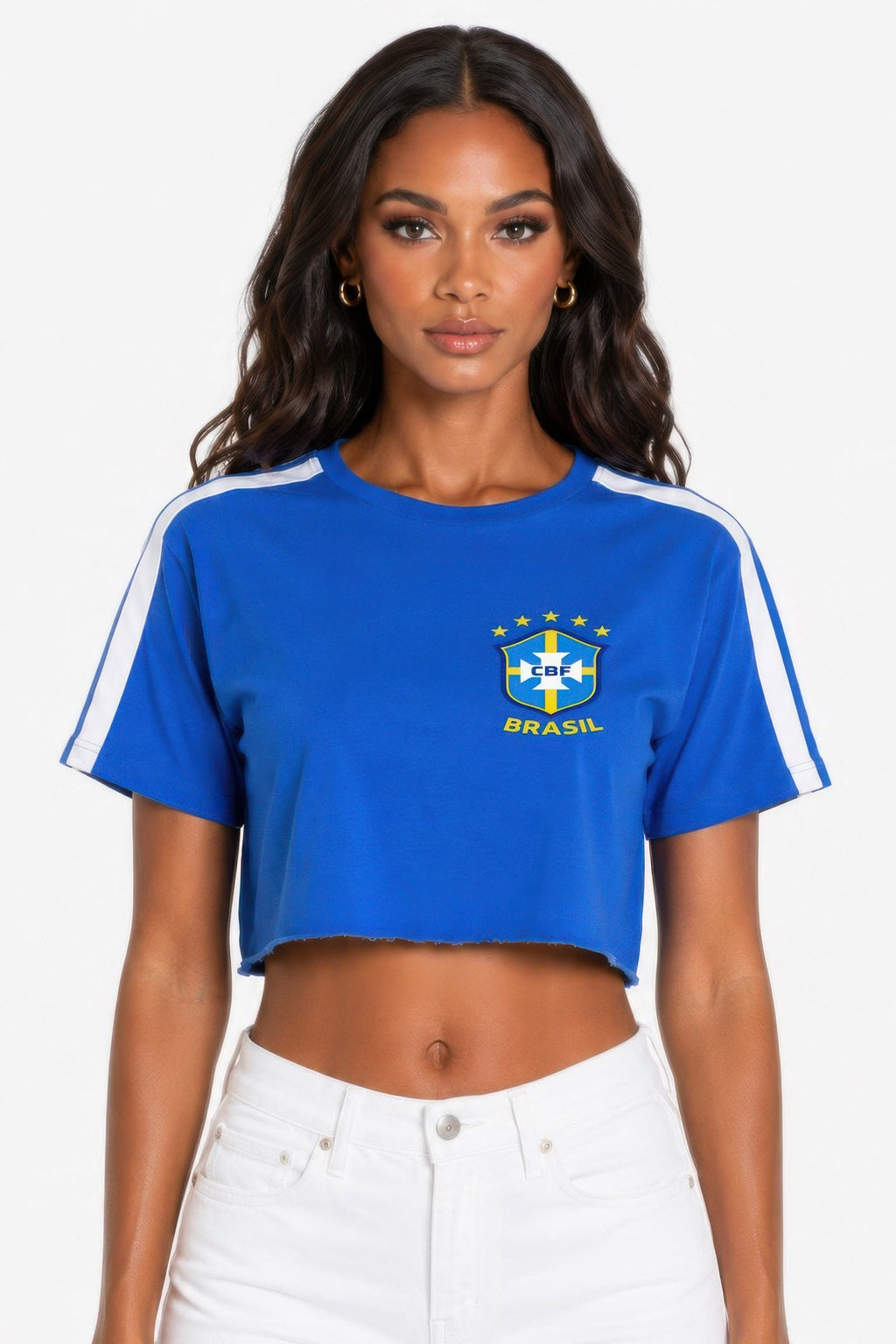 Short Sleeve Cotton Brasil Brasa Print Shirt