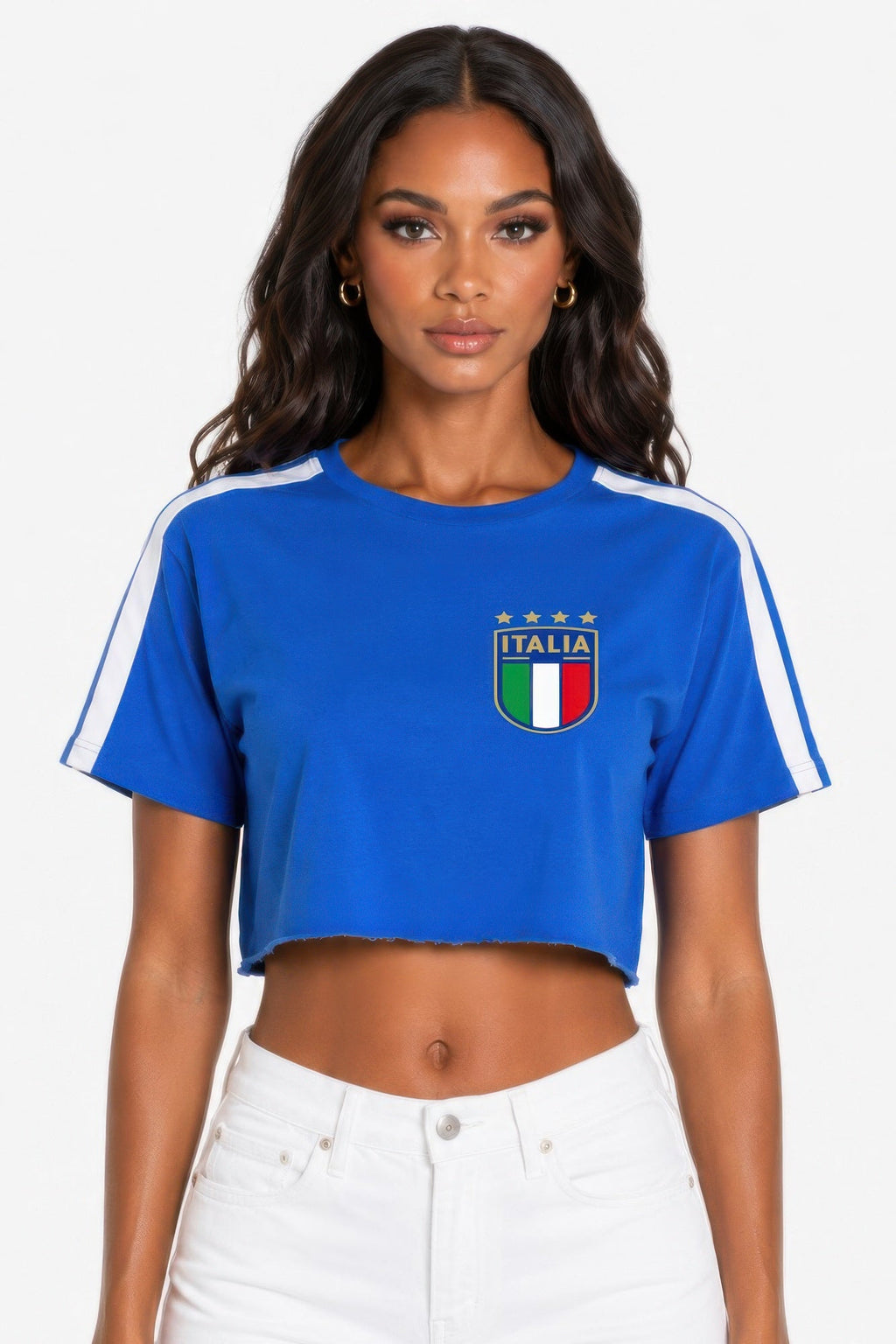 Short Sleeve Cotton Italia Print Shirt