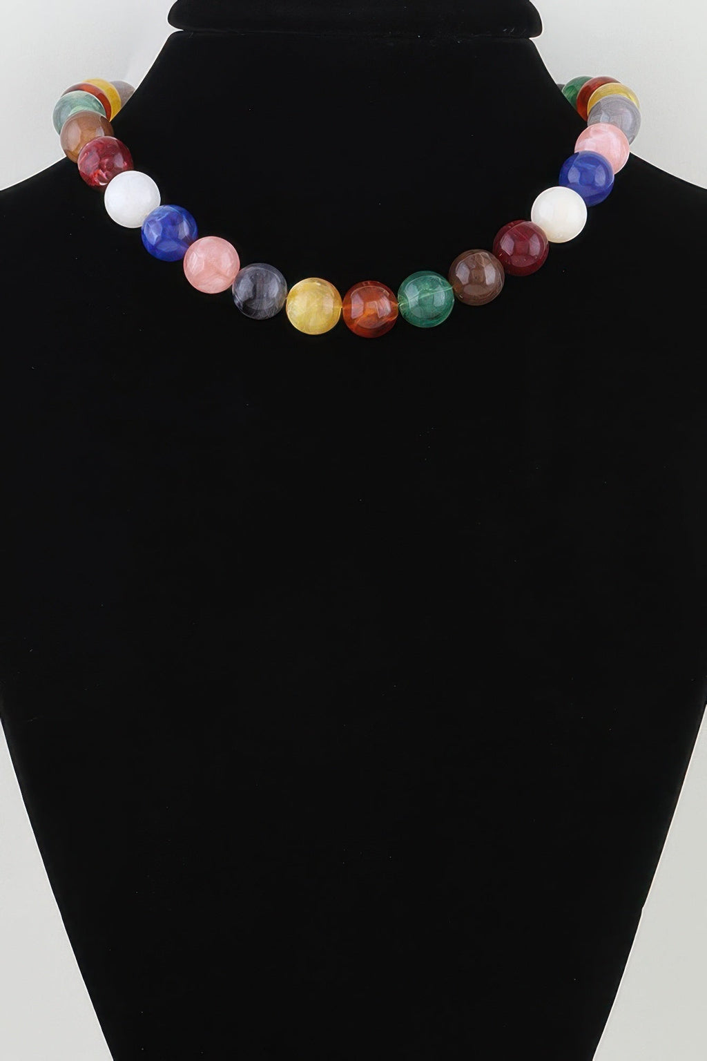 Multicolor Beaded Statement Necklace