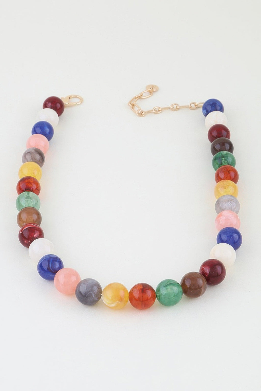 Multicolor Beaded Statement Necklace