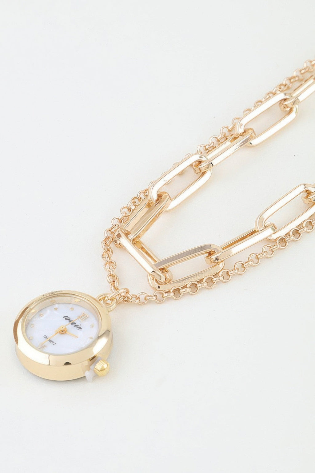 Classic Pocket Watch Chain Necklace