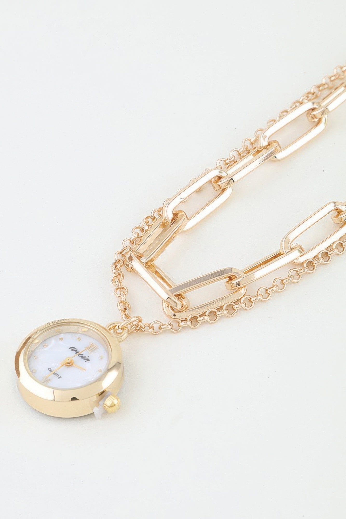 Classic Pocket Watch Chain Necklace