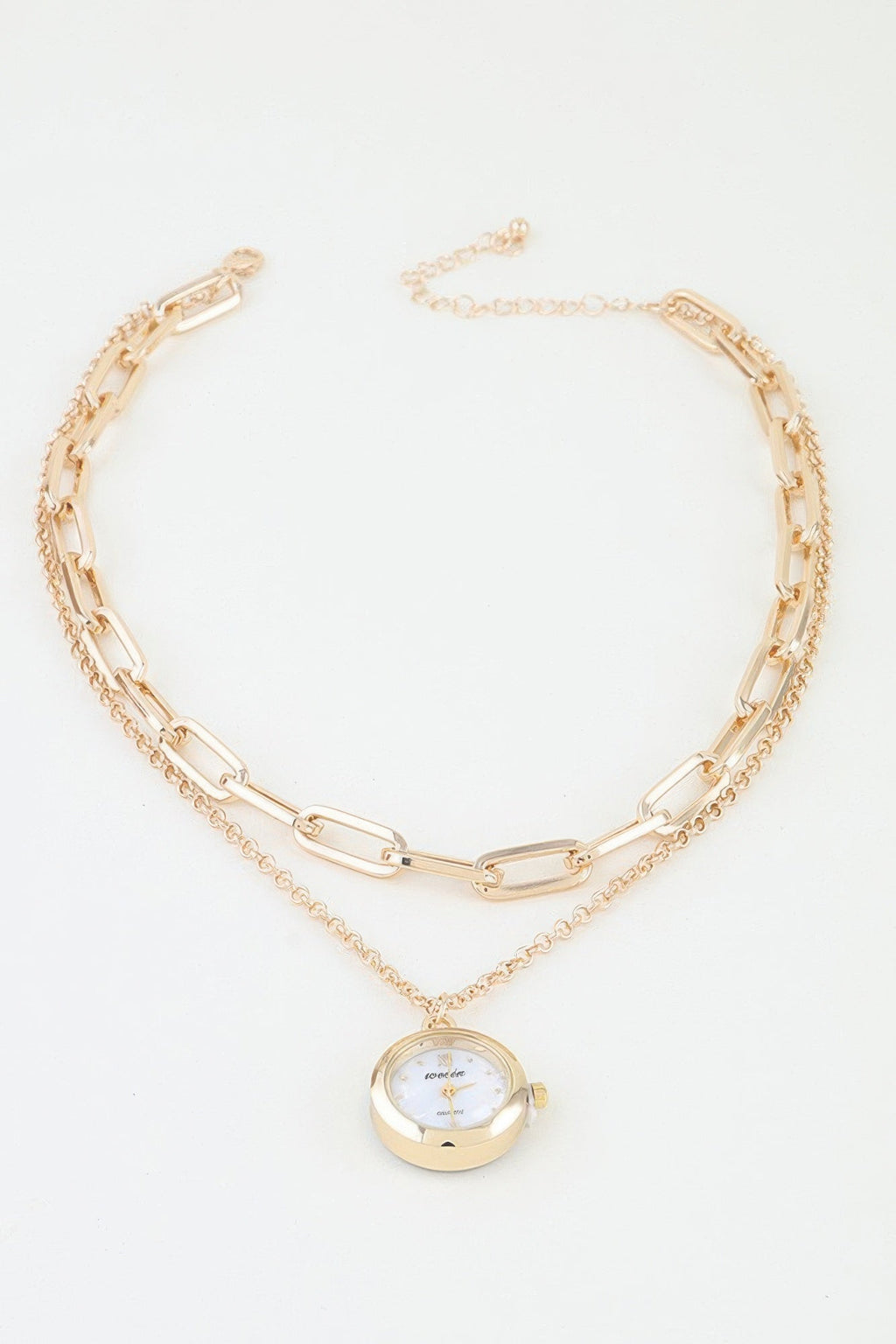 Classic Pocket Watch Chain Necklace
