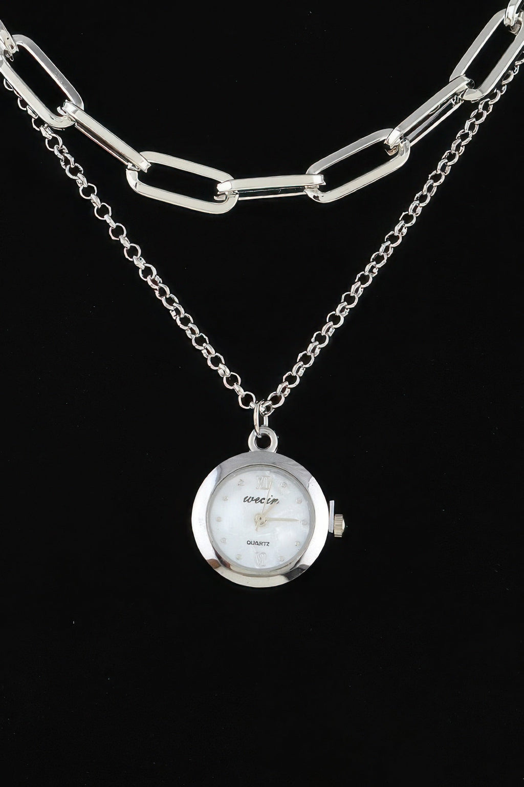 Classic Pocket Watch Chain Necklace