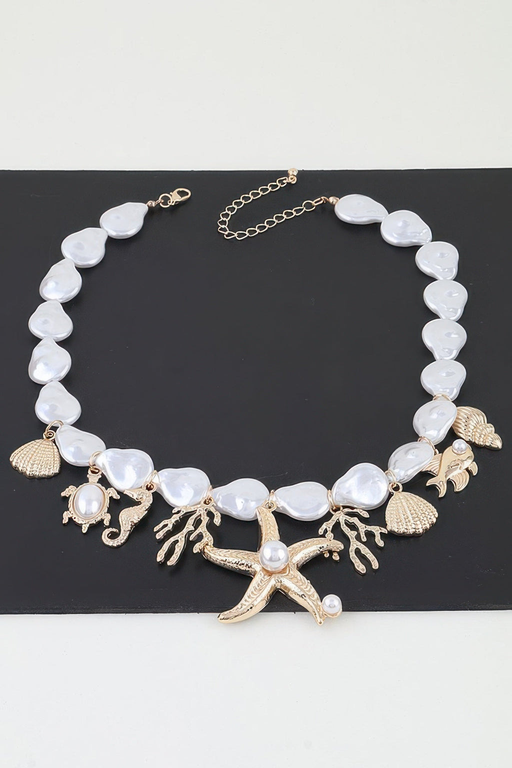 Multi Under The Sea Charm Beaded Necklace