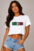 Short Sleeve Cotton Mexico Print Shirt