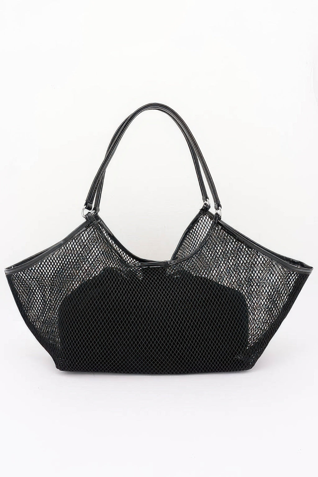 Mesh Tote Bag With Removable Liner