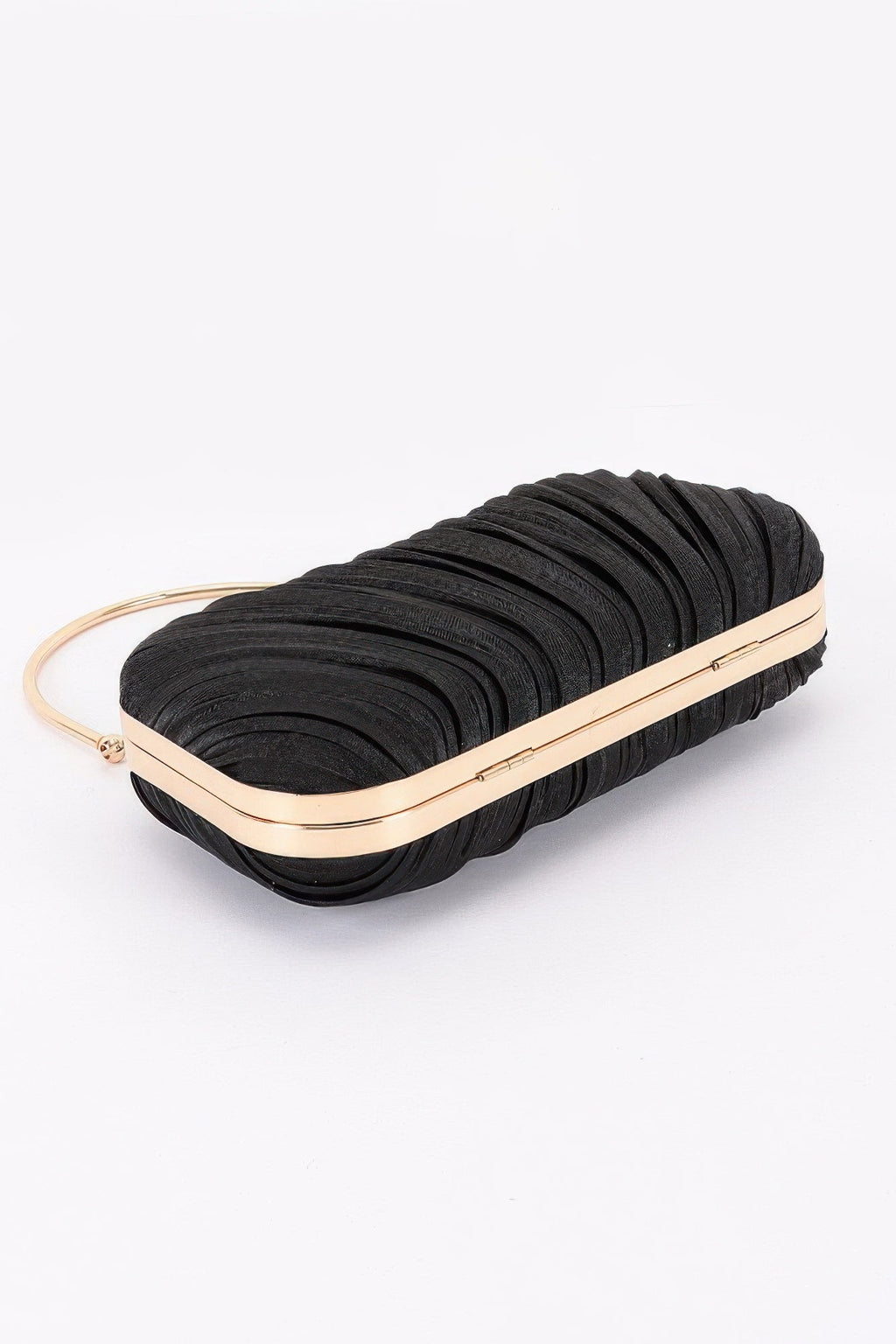 Pleated Polyester Party Clutch