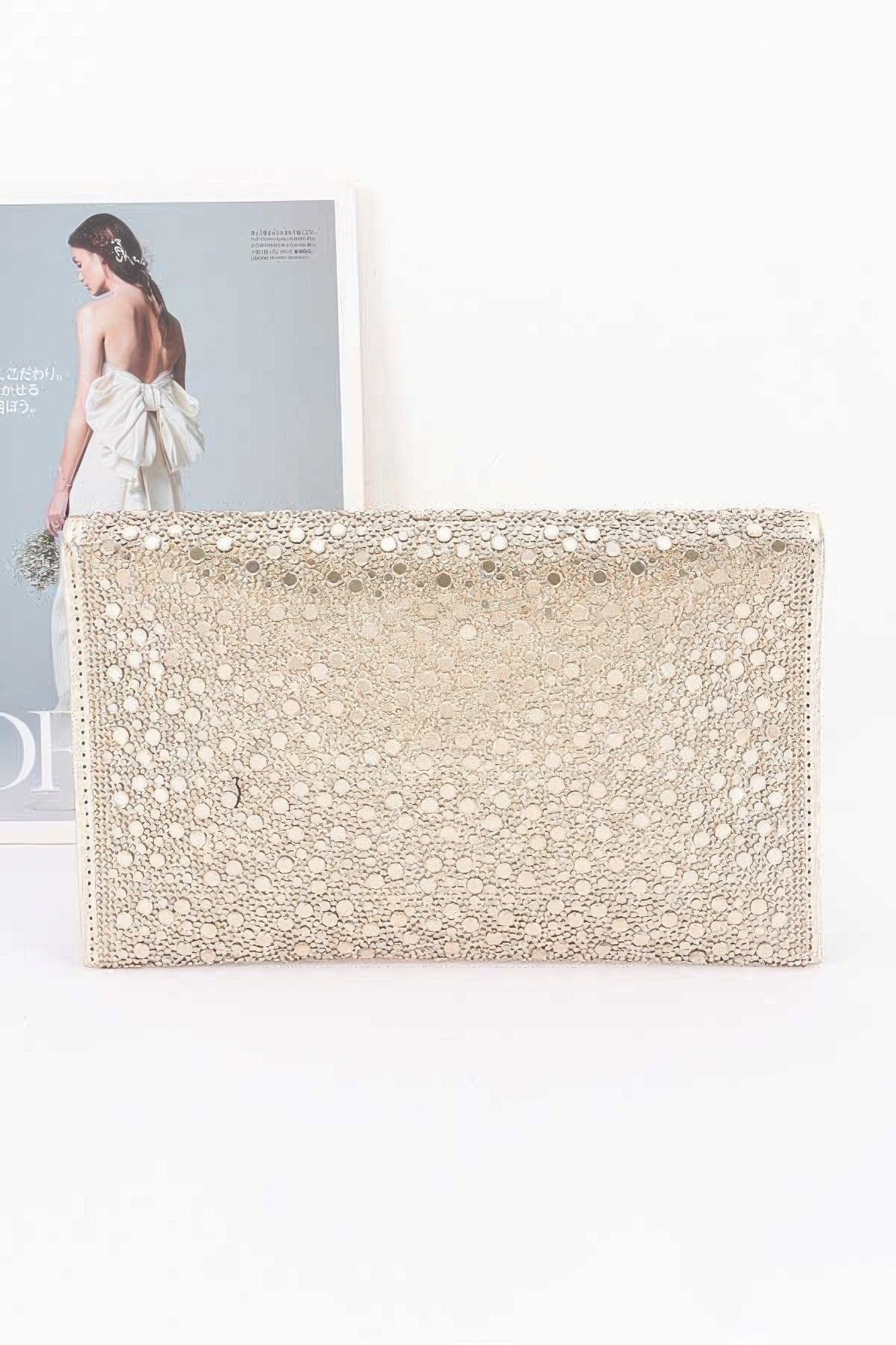 Rhinestone Envelope Party Clutch