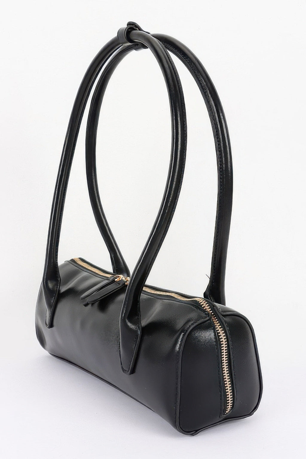 Vegan Leather Rectangular Shoulder Bag