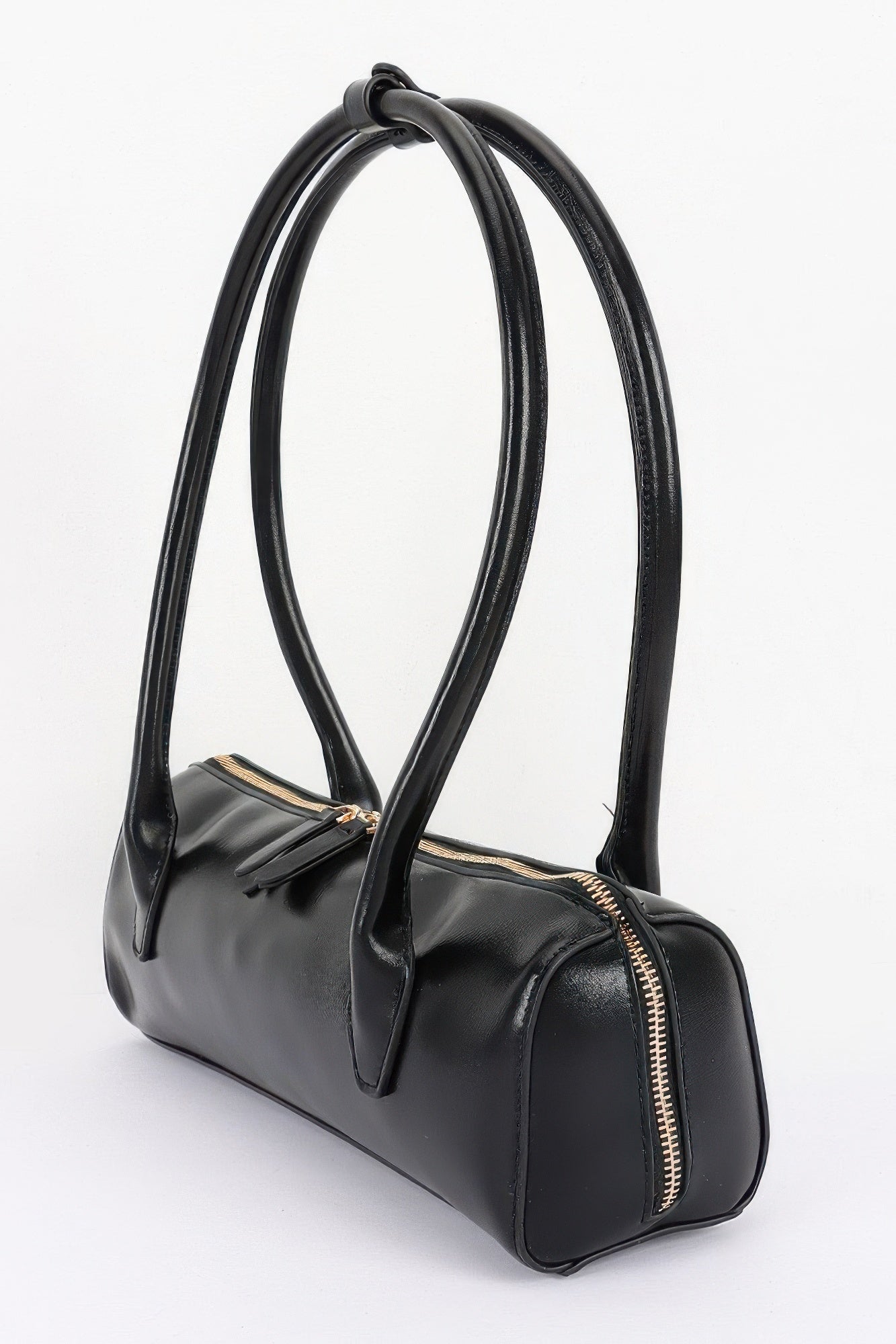 Vegan Leather Rectangular Shoulder Bag