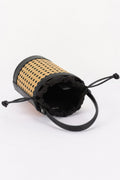 Braided Bamboo Tube Bag
