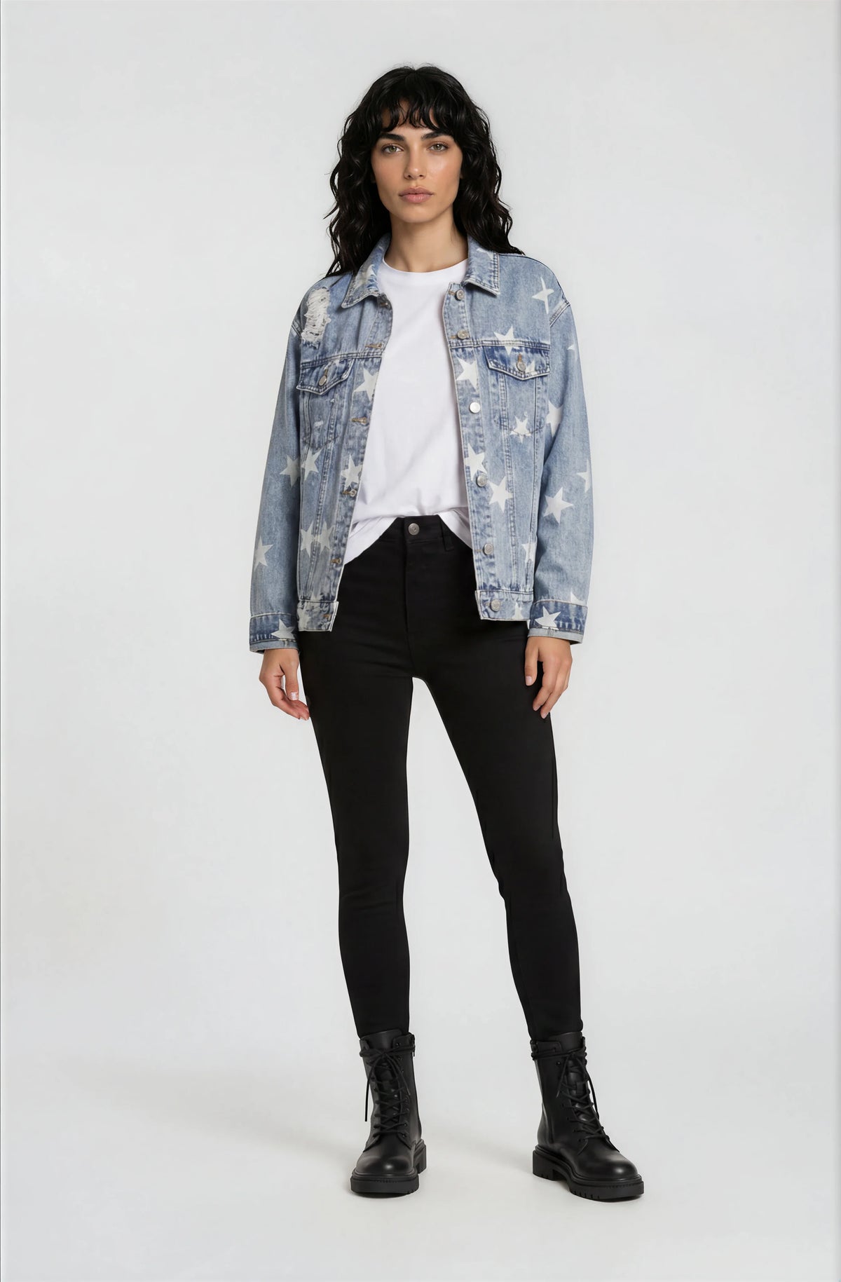 Washed Star Denim Jacket