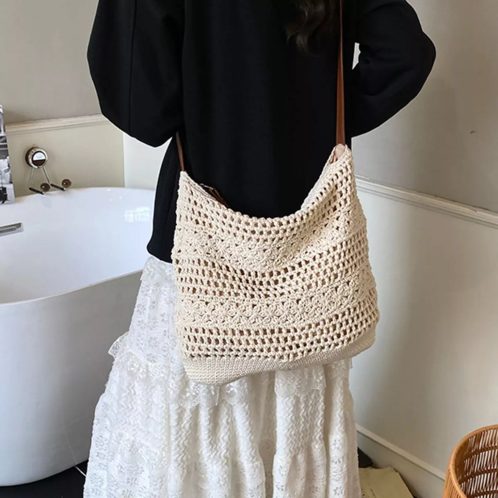 Crochet Knit Shoulder Bag