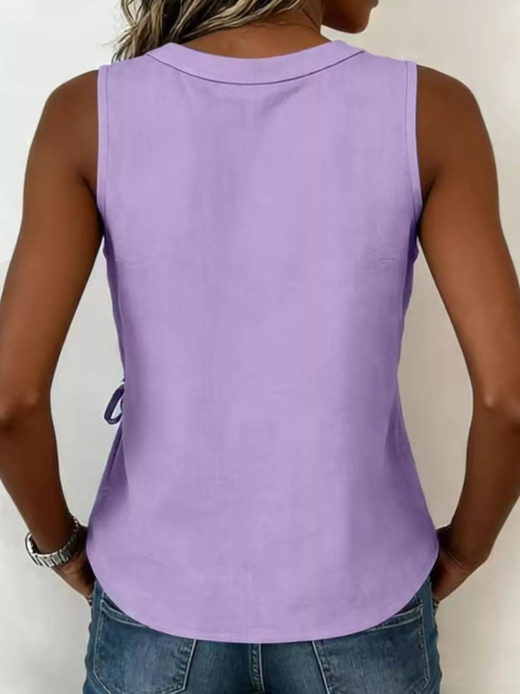 Tie Detail Sleeveless Top