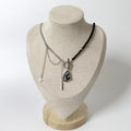 Gothic Punk Star Charm Toggle Necklace