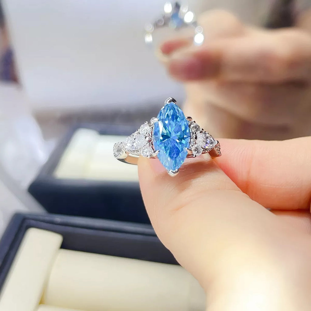 3 Carat Moissanite 925 Sterling Silver Ring
