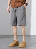 Men's Plus Size Casual Drawstring Shorts