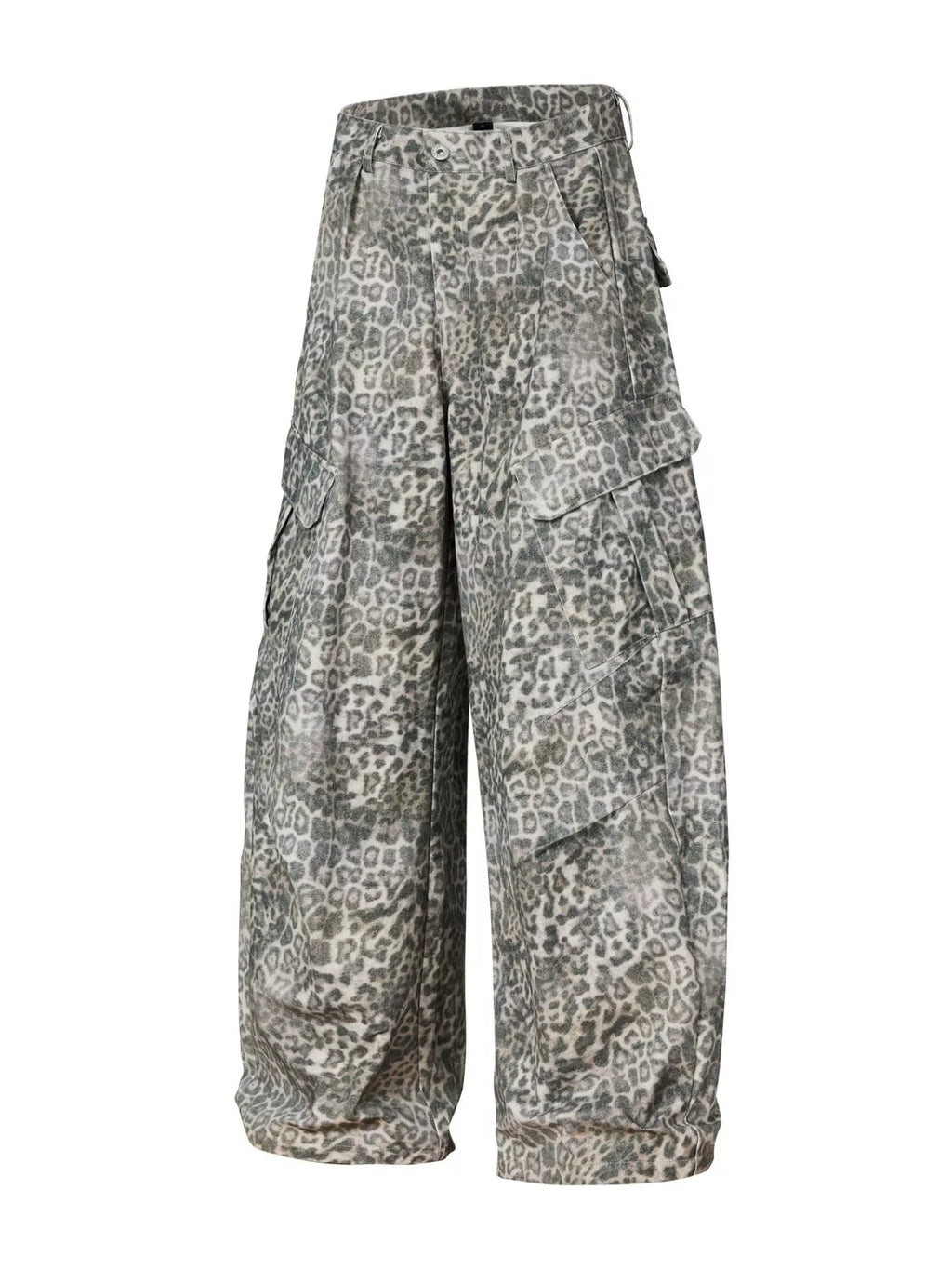 Men's Leopard Print Cargo Pants